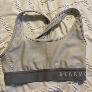 White under armour sports bra (xs)